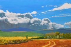 Storm-Coming-Over-a-Blue-Mountain-2020-Oil-on-Linen-30-x-48
