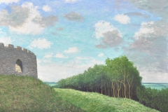 Restormel-Castle-Cornwall- Oil on Linen